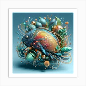 Augmented Fish Art Print