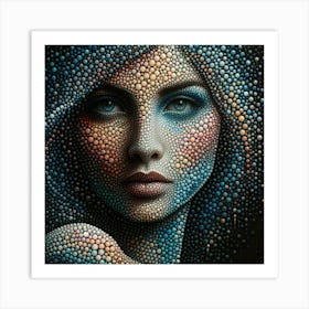 A portrait of woman 7 Art Print