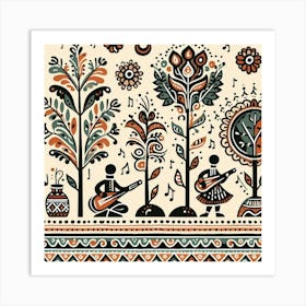 Folk Art Art Print