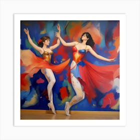 Dancers 2 Art Print