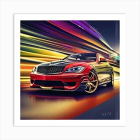 Mercedes Benz Clk Art Print