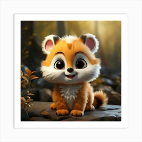 Cute Fox 68 Art Print