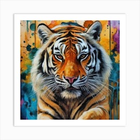 Tiger Painting Art Print