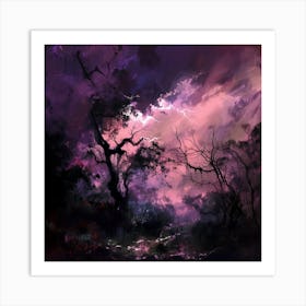 Dark Forest 2 Art Print