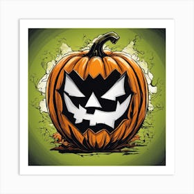 Halloween Pumpkin 16 Art Print