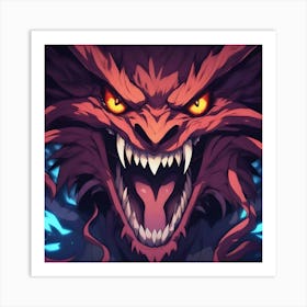 Dragons Head Art Print