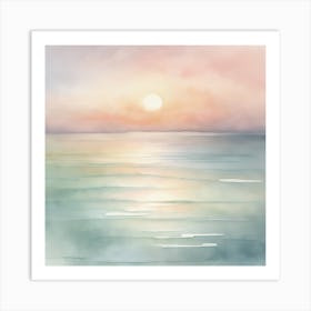 Calm Abstract Art Print Art Print