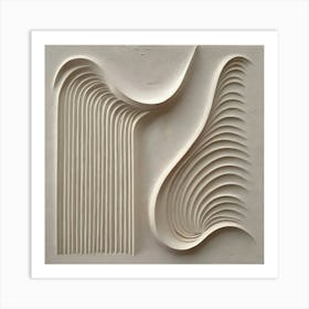 Abstract Sculpture Art Print