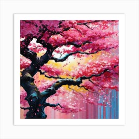 Cherry Blossom Tree 13 Art Print