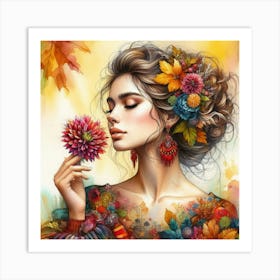 A young woman 2 Art Print