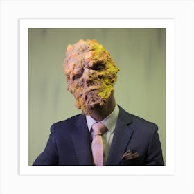 Man With A Moldy Face Art Print