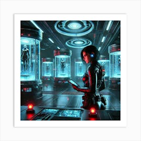 A Sci Fi Themed Scene Depicting Episode 4 Into The Shadows Art Print