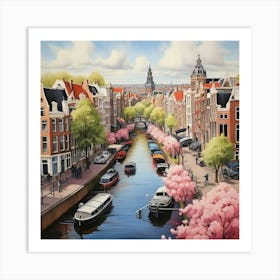 Amsterdam Canal 11 Art Print