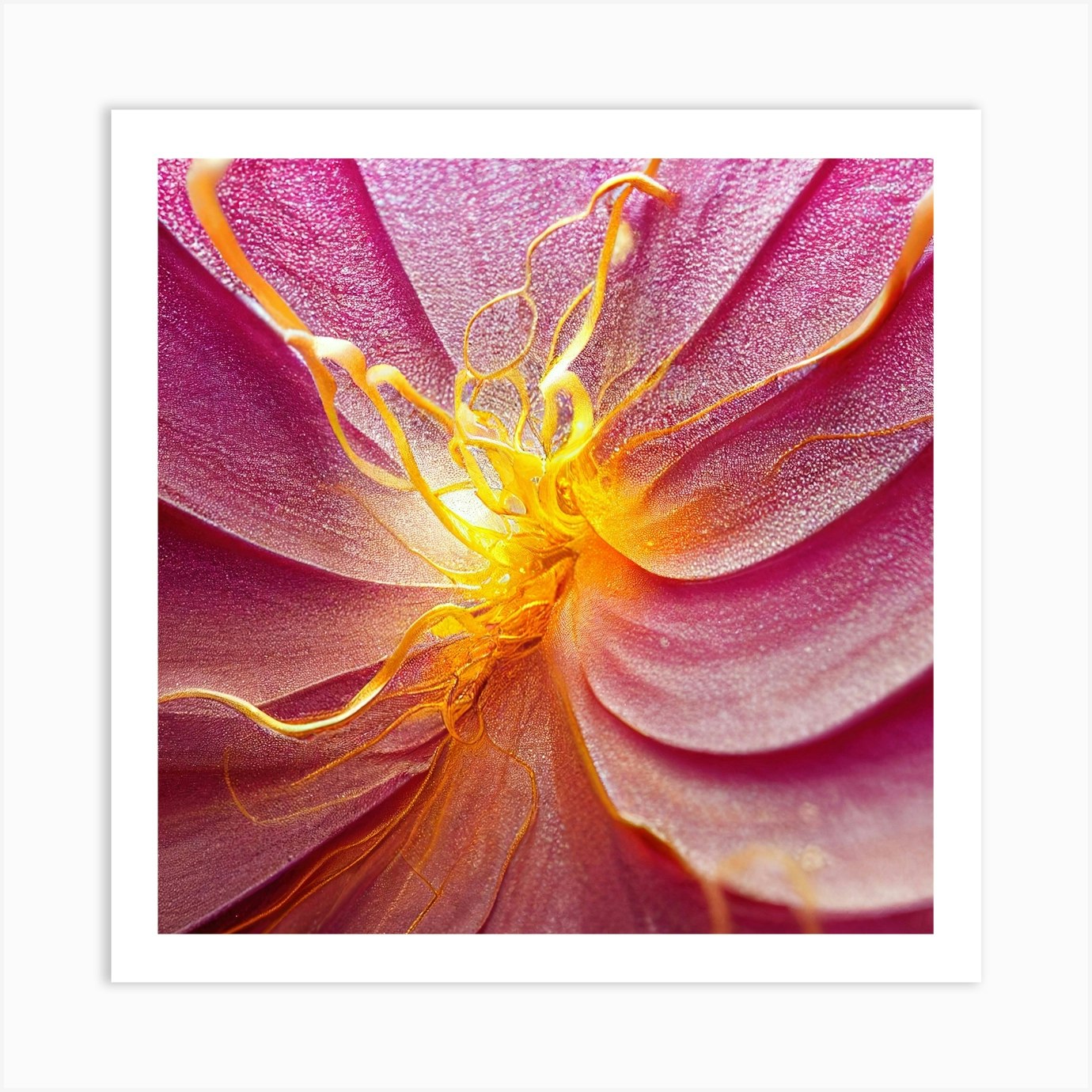 Lotus Flower 9 Art Print by Aloke Design