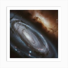 Galaxy In Space 1 Art Print