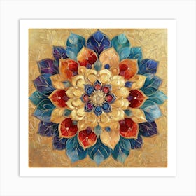 Mandala Art 9 Art Print