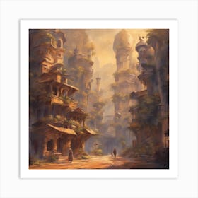 Fantasy City 20 Art Print