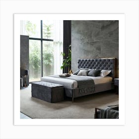 Modern Bedroom Art Print