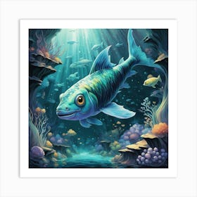 Fish In The Sea Poster