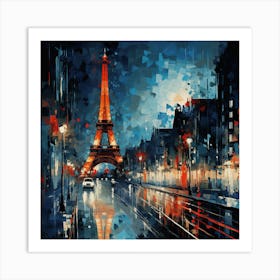 Paris At Night 9 Art Print