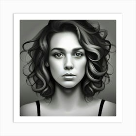 Portrait Of A Woman Art Print