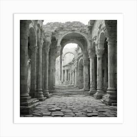 Ruins Of A Roman City Art Print