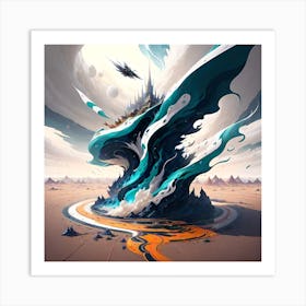 City In The Sky Art Print