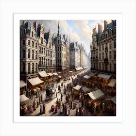 Paris Market Art Print