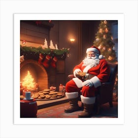 Santa Claus 4 Art Print