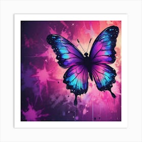 Butterfly Painting 331 Art Print