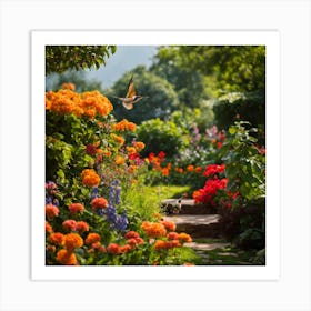 Garden In Bloom Art Print