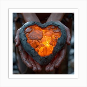 Heart Of Stone Art Print