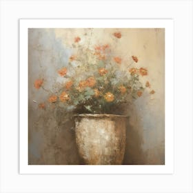 Flowers In A Pot Art Print