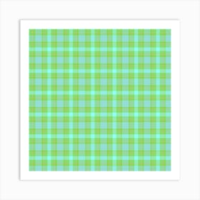 Plaid Fabric 149 Art Print