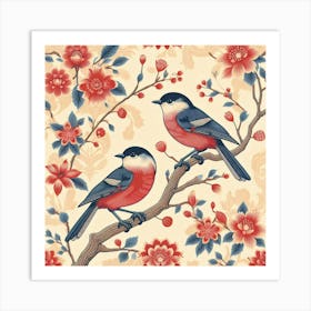 Chinese Birds Art Print