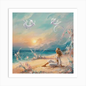 Dreaming Of Dragons Art Print