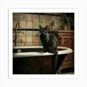 A Captivating Illustration Of A Sleek Black Cat Pe U18y81kfqqsv16s5qrxakw Ftsdqh4qqeonk8yctb0 Og Art Print