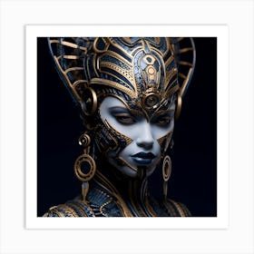 Fantasy Womens Faces By Csaba Fikker 2036 Art Print