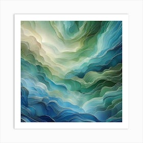 Abstract Painting 165 Art Print