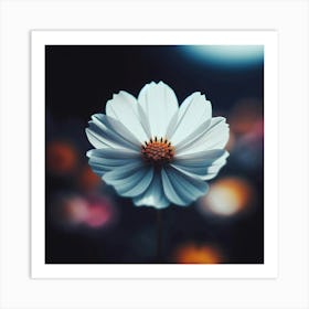 White Flower Art Print