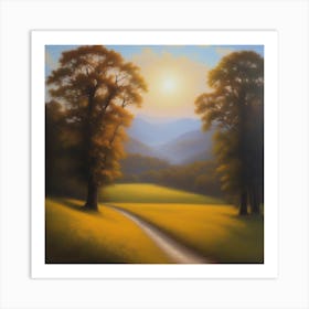 Smoky Mountains Art Print