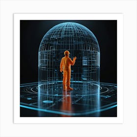 Futuristic Architecture Concept Art Print