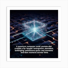 Quantum Computer Art Print