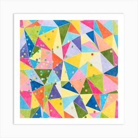 Abstract Background Colorful Art Print