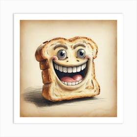 Troll Bread Art Print