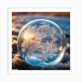 Snow Globe Art Print