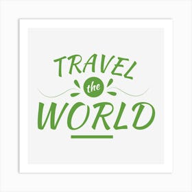 Travel The World Art Print