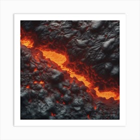 Lava Flow 40 Art Print