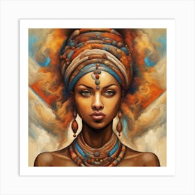 African Woman Art Print