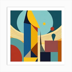 Abstract Cityscape  Art Print